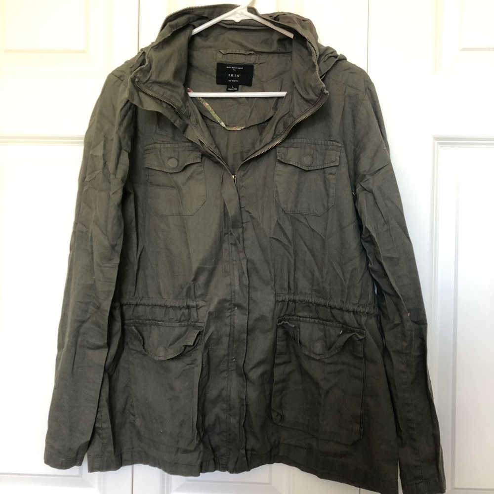 Lightweight Green Utility Jacket